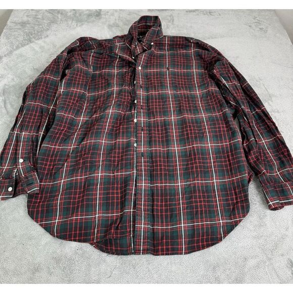 Ralph Lauren Blaire Long Sleeve Button Down Shirt Men's Size 2XL XXL Red - Picture 1 of 9